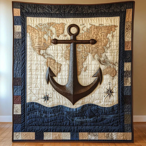 Nautical Horizon Quilt Blanket