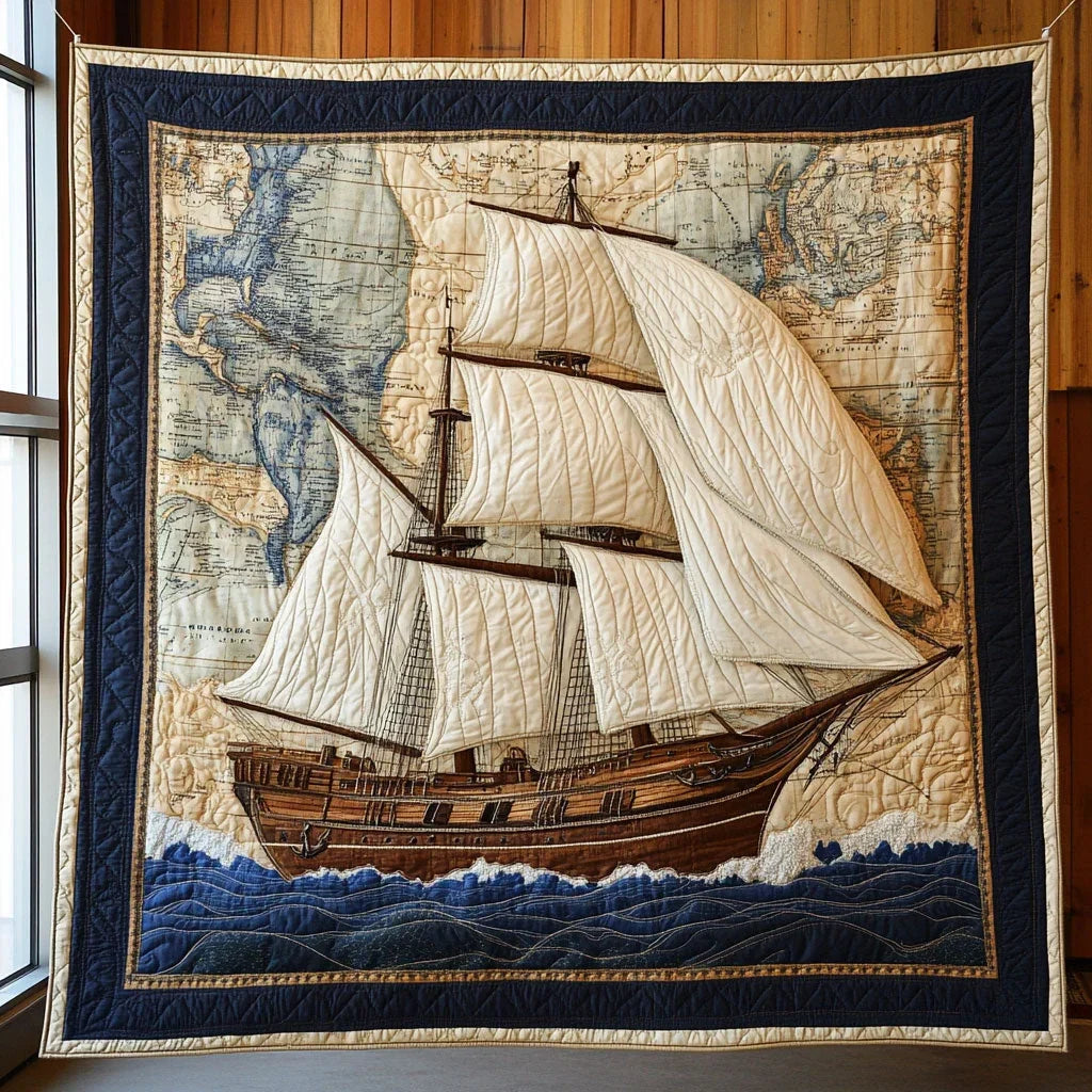 Nautical Journey Quilt Blanket