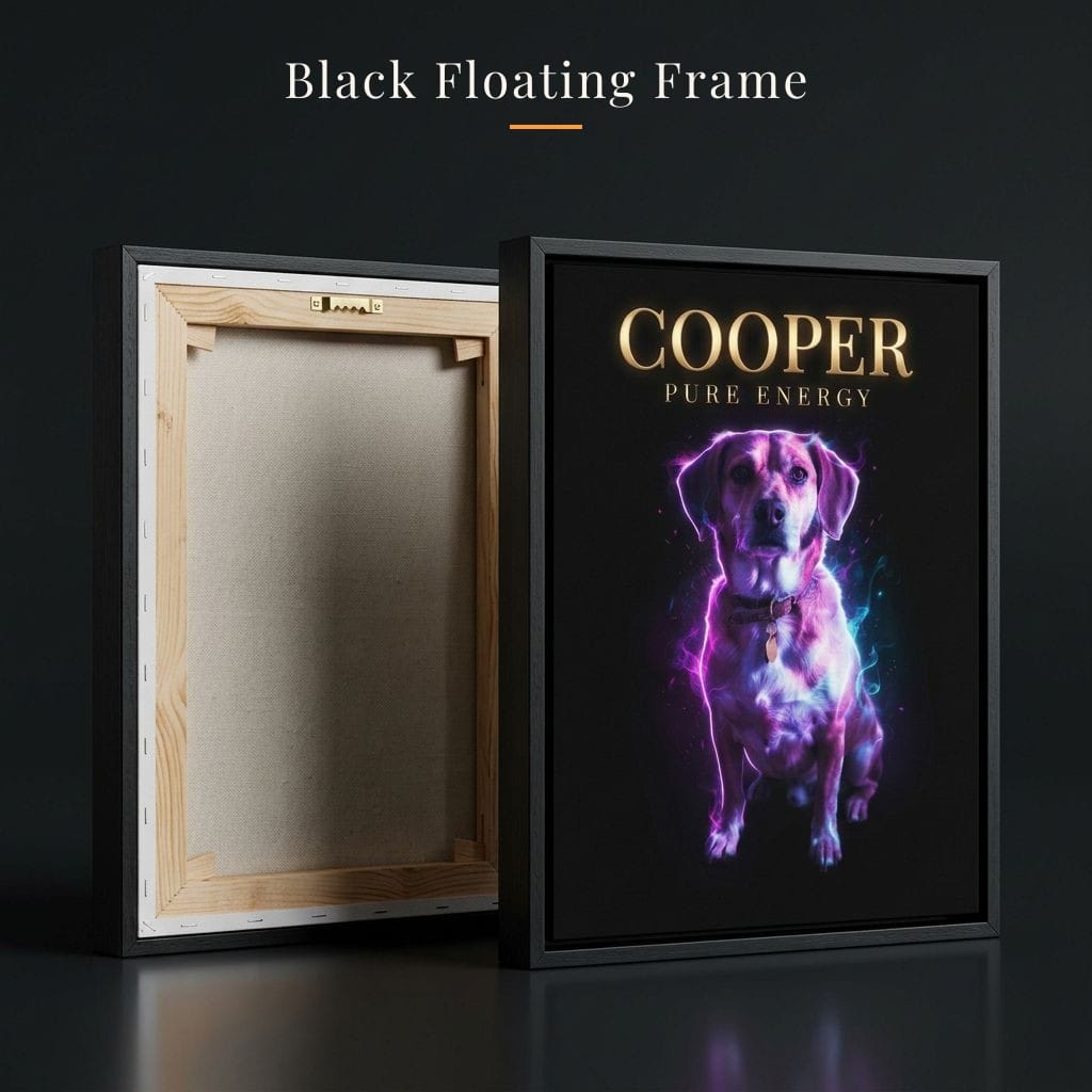 The Neon Pet Canvas Wall Art