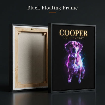 The Neon Pet Canvas Wall Art