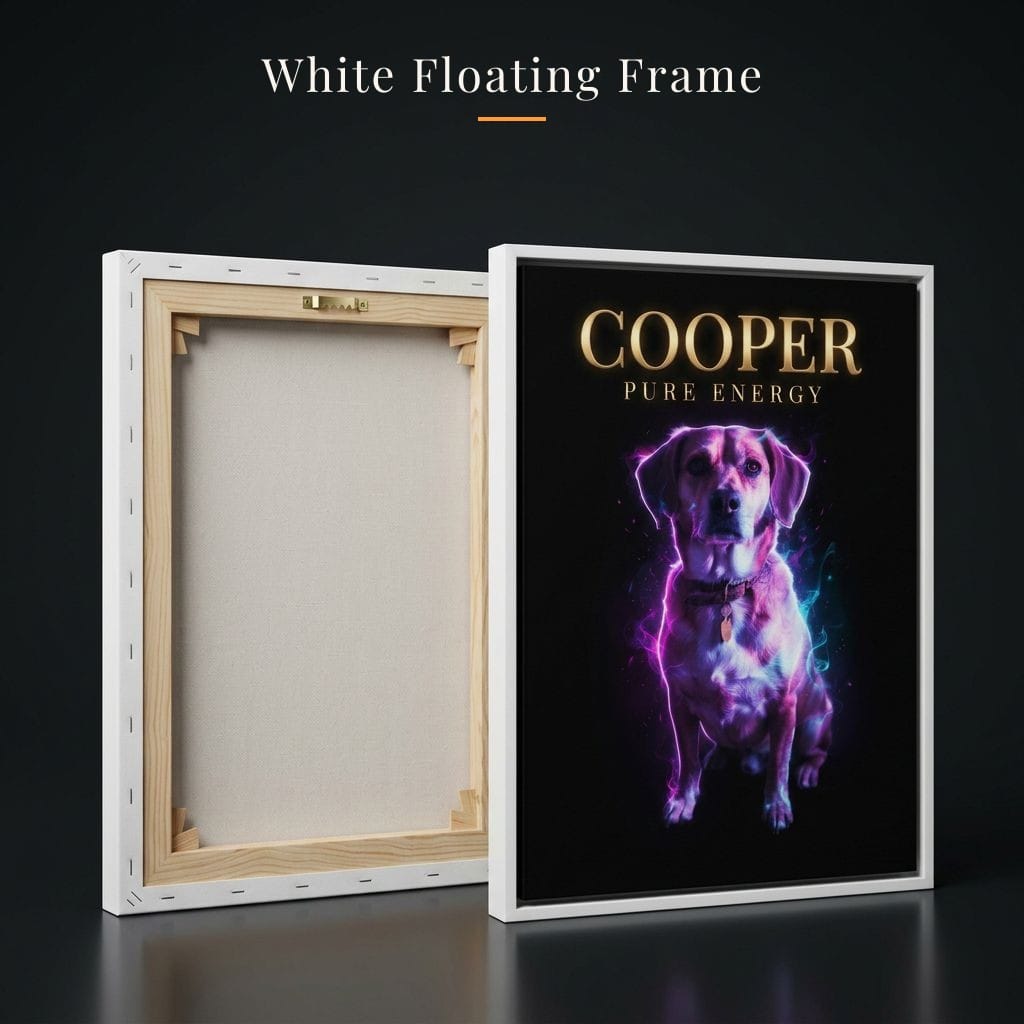 The Neon Pet Canvas Wall Art