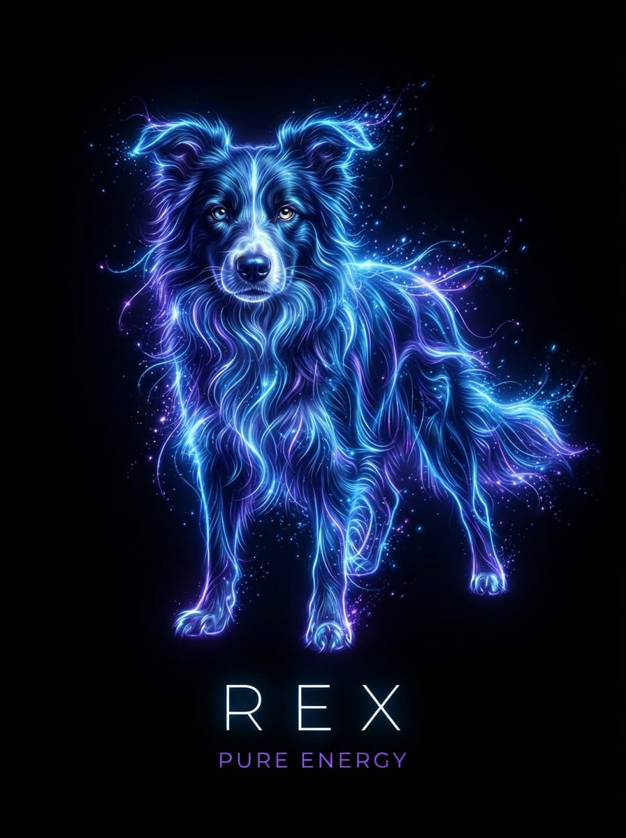 The Neon Pet Canvas Wall Art
