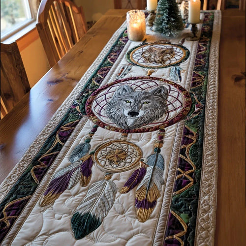 Night Whisper Quilted Table Runner
