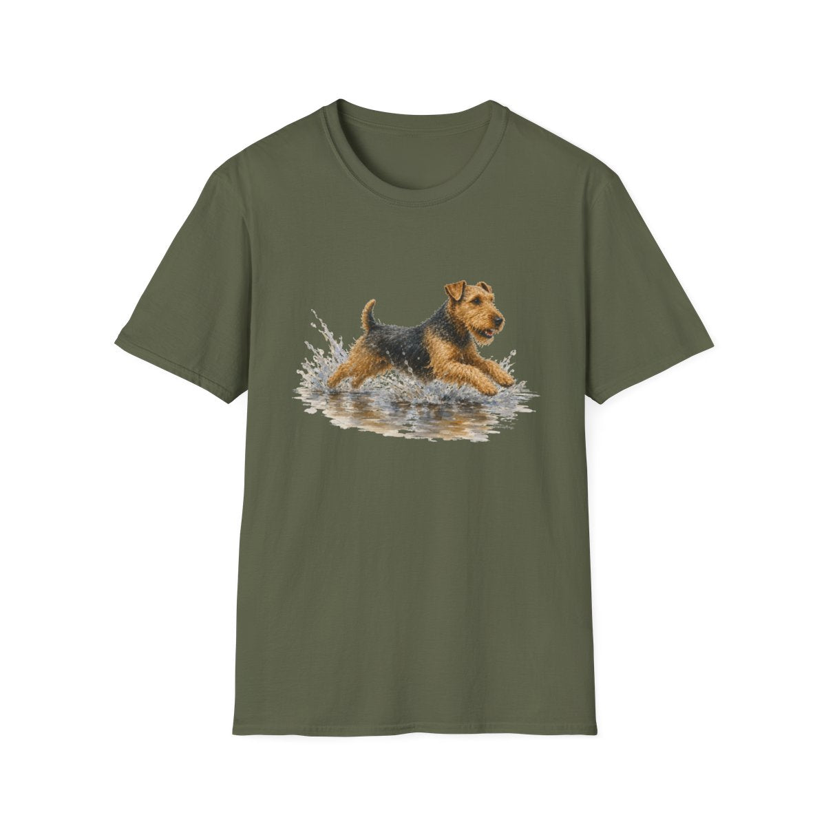 No Puddle Left Behind Airedale Terrier Tee