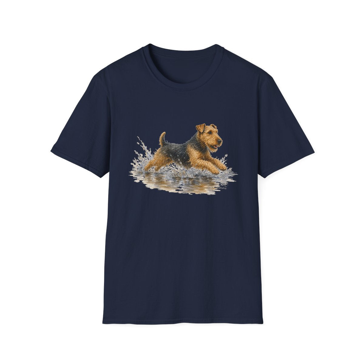 No Puddle Left Behind Airedale Terrier Tee
