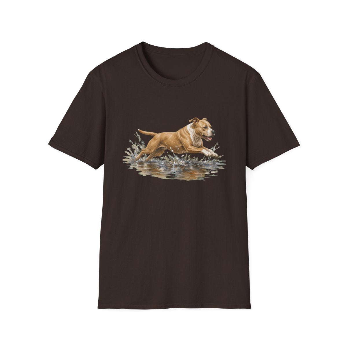 No Puddle Left Behind American Pit Bull Terrier Tee