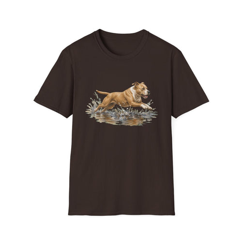 No Puddle Left Behind American Pit Bull Terrier Tee