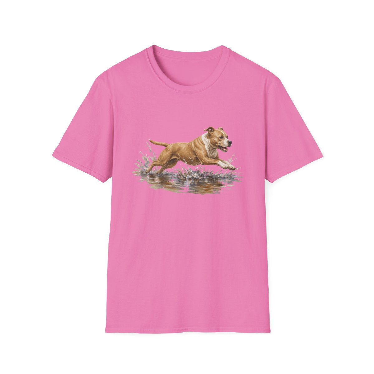 No Puddle Left Behind American Pit Bull Terrier Tee