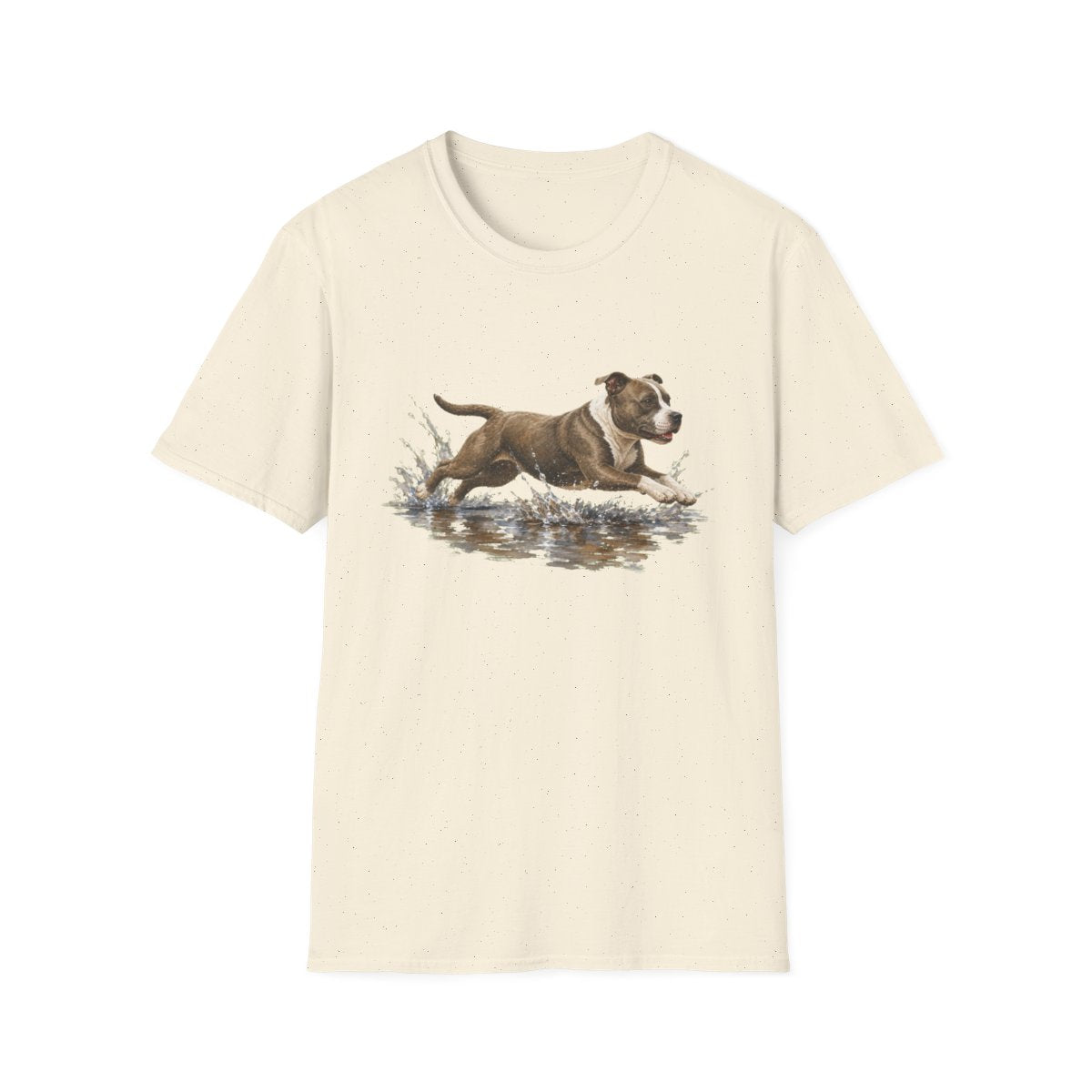 No Puddle Left Behind American Staffordshire Terrier Tee