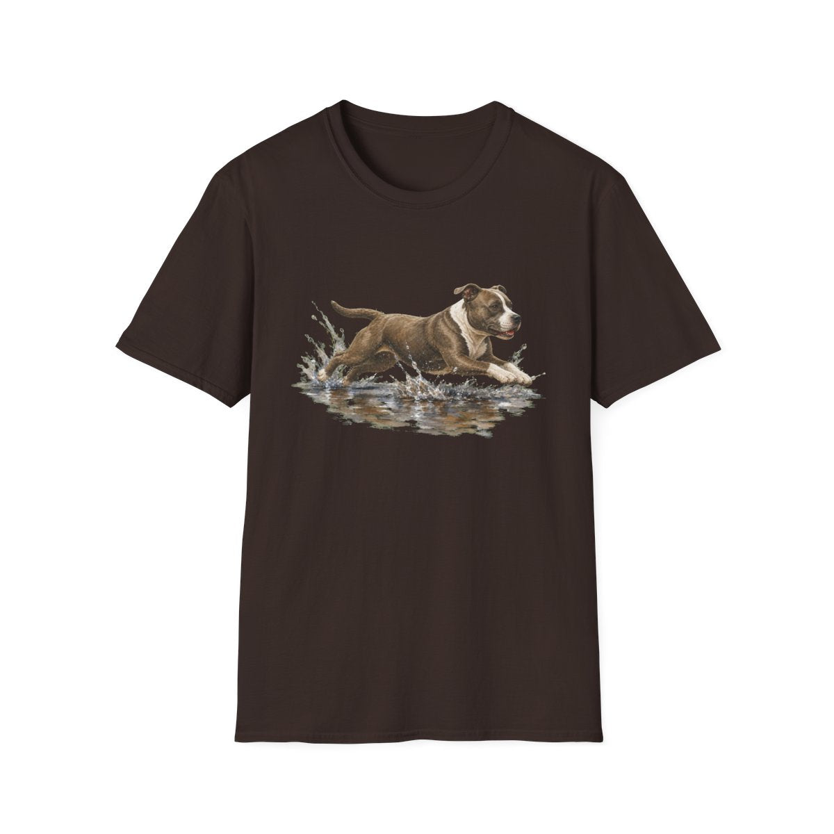 No Puddle Left Behind American Staffordshire Terrier Tee