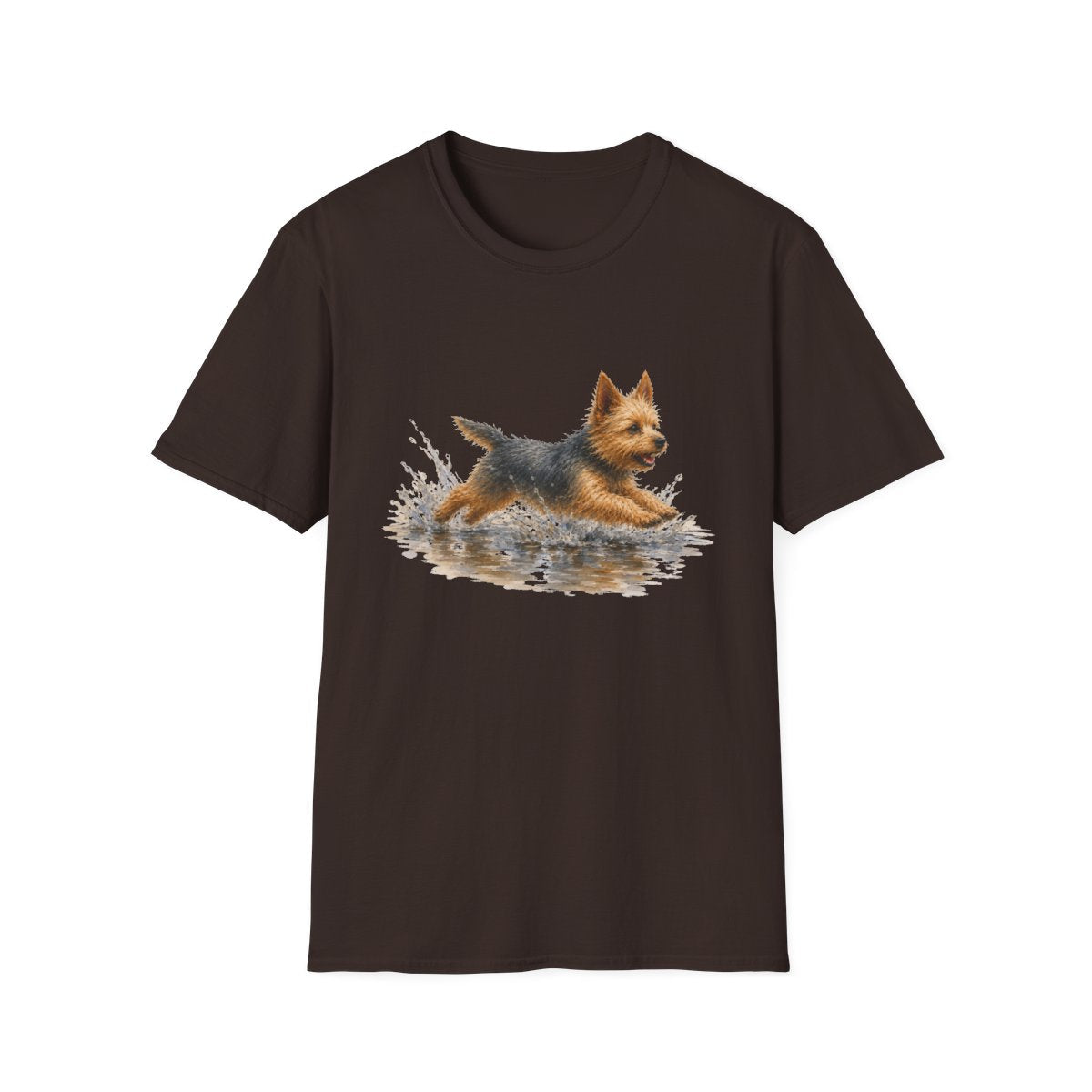 No Puddle Left Behind Australian Terrier Tee