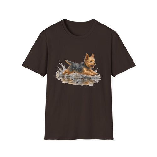 No Puddle Left Behind Australian Terrier Tee