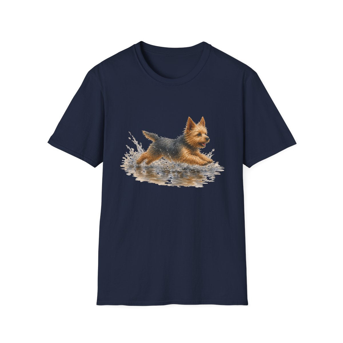No Puddle Left Behind Australian Terrier Tee