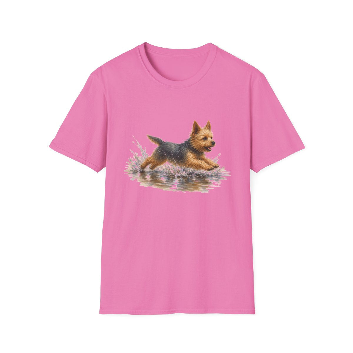 No Puddle Left Behind Australian Terrier Tee