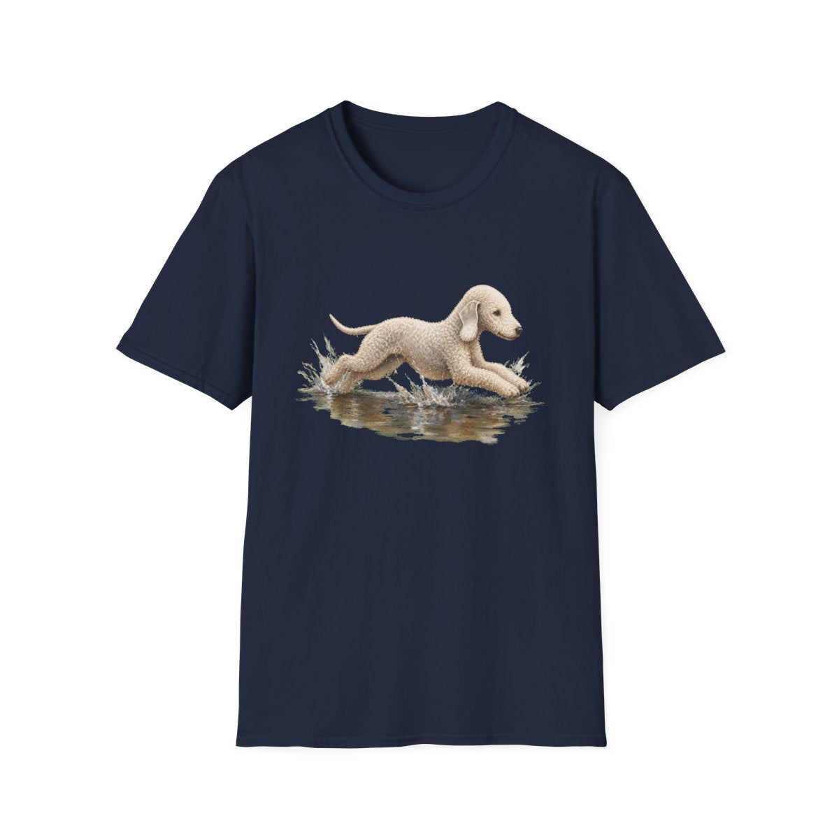 No Puddle Left Behind Bedlington Terrier Tee
