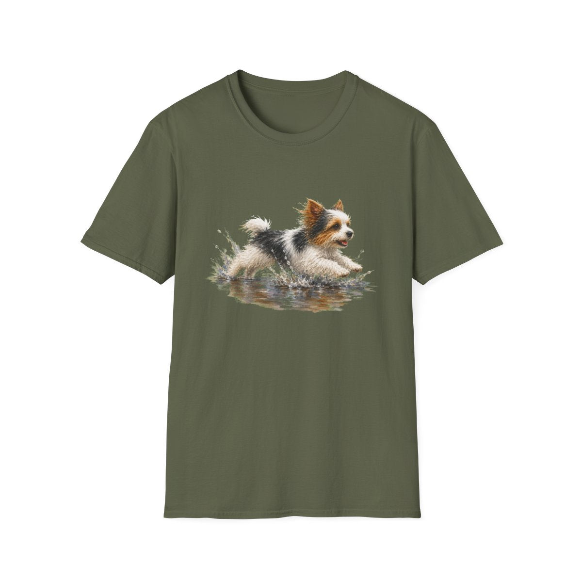 No Puddle Left Behind Biewer Terrier Tee