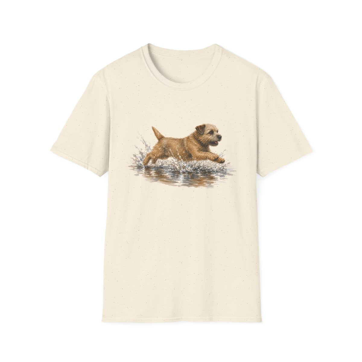 No Puddle Left Behind Border Terrier Tee