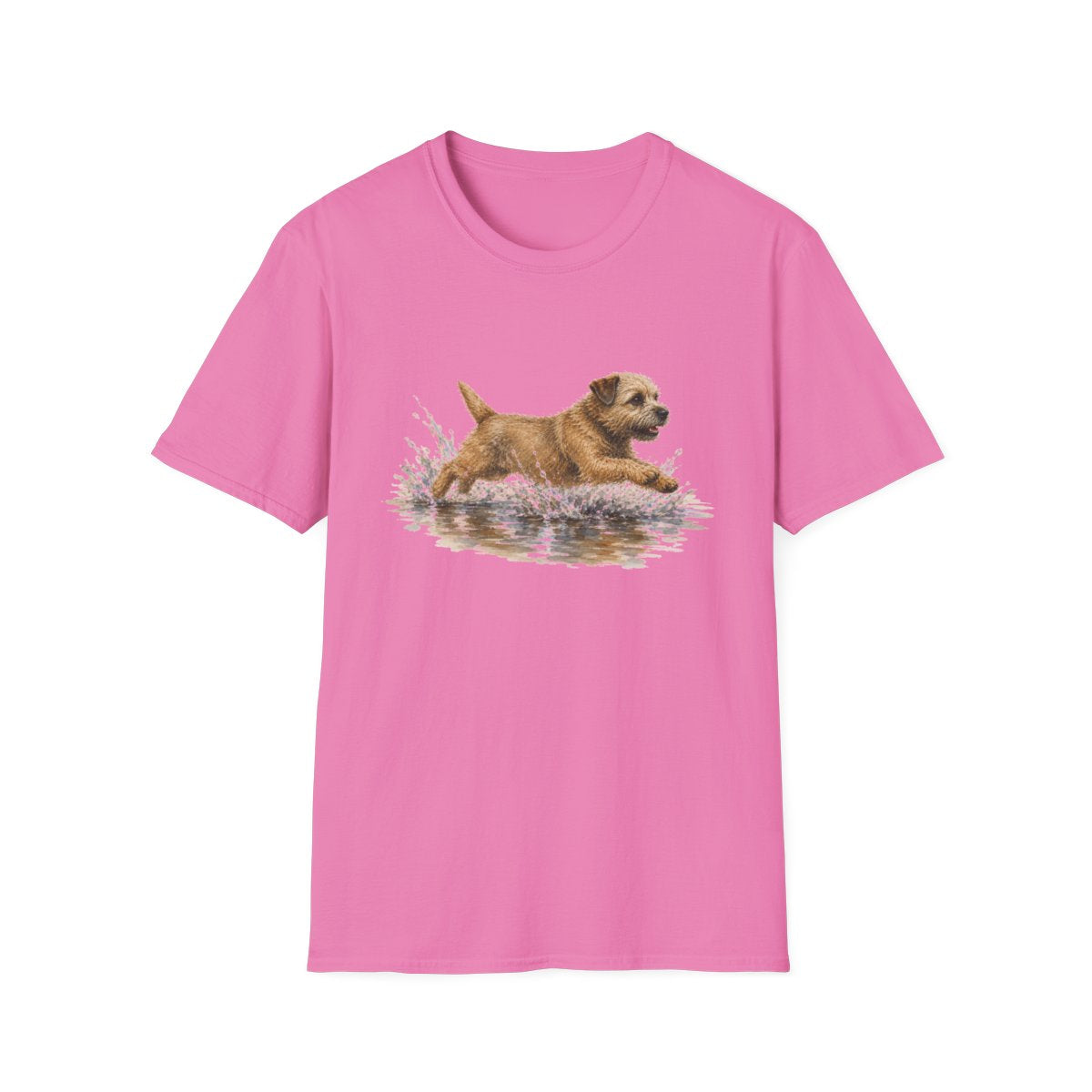 No Puddle Left Behind Border Terrier Tee
