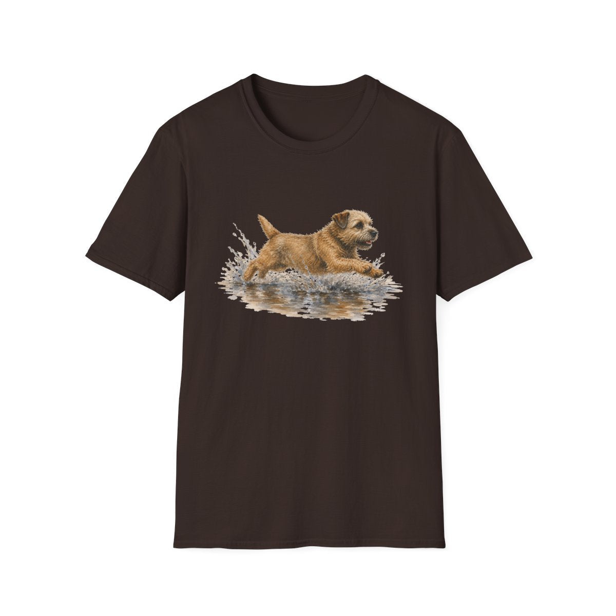 No Puddle Left Behind Border Terrier Tee