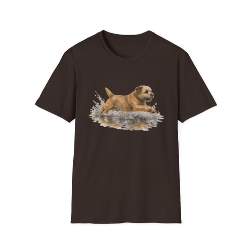 No Puddle Left Behind Border Terrier Tee