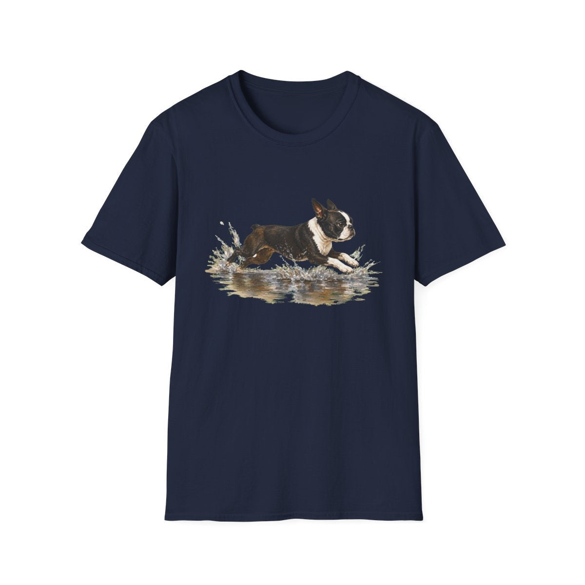 No Puddle Left Behind Boston Terrier Tee