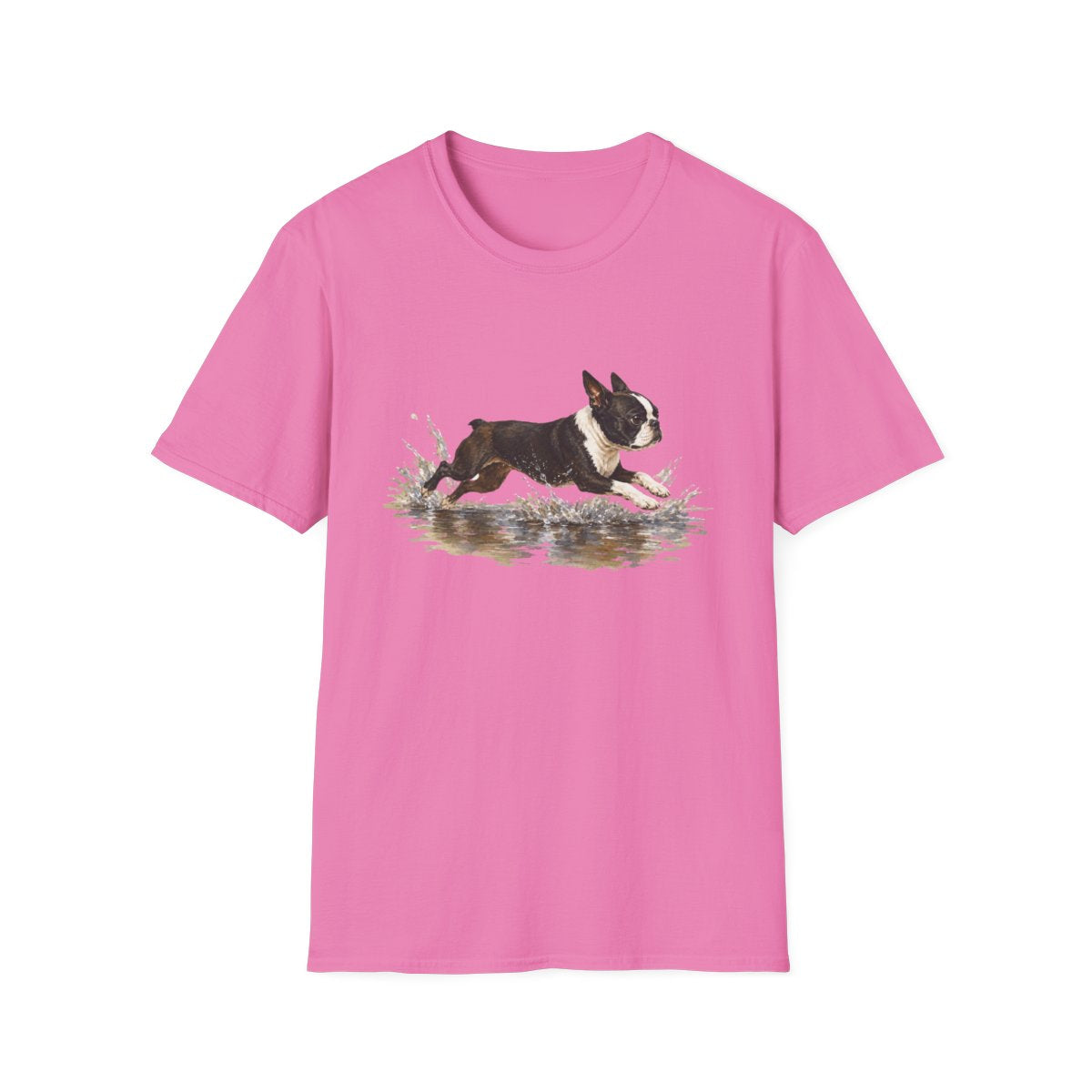 No Puddle Left Behind Boston Terrier Tee