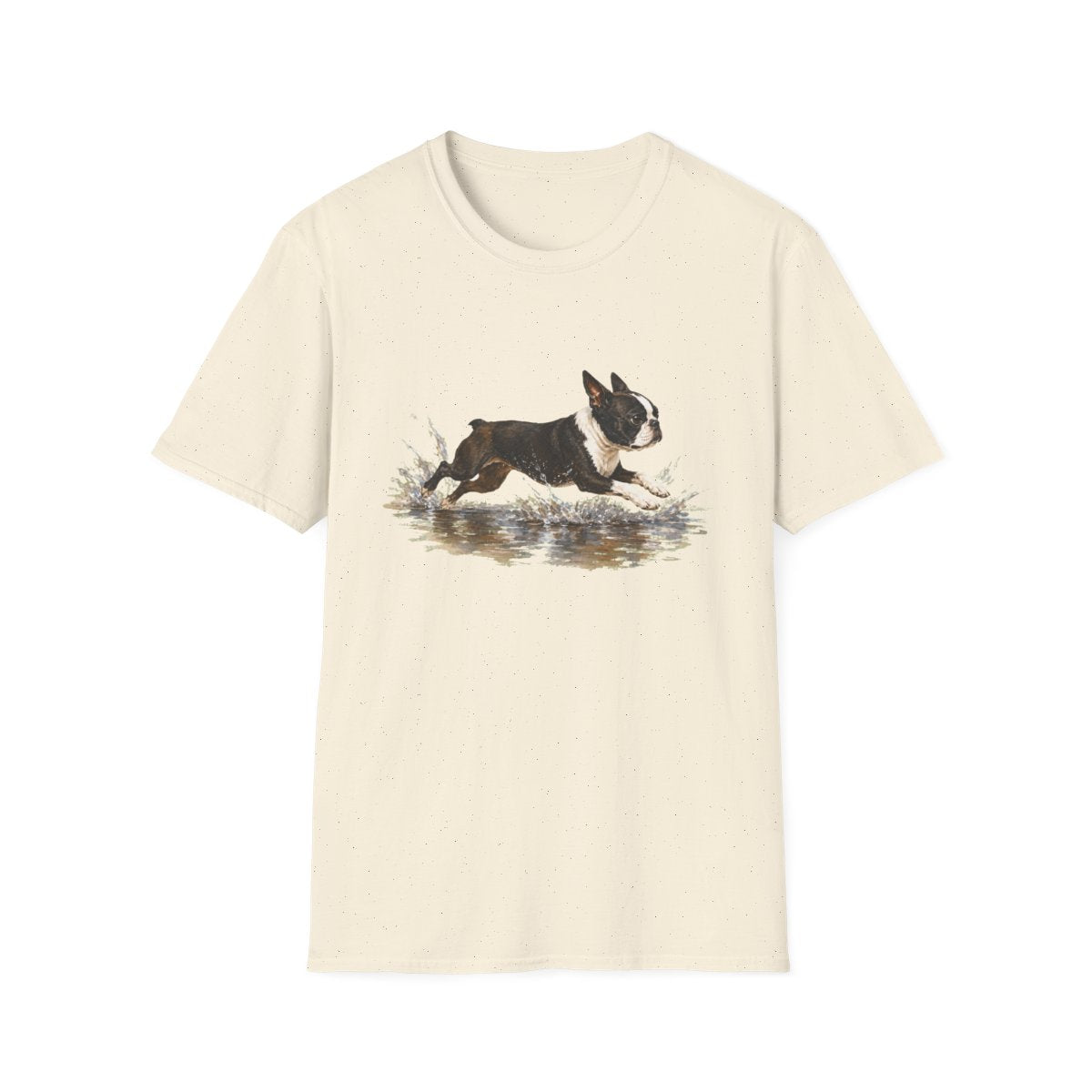No Puddle Left Behind Boston Terrier Tee