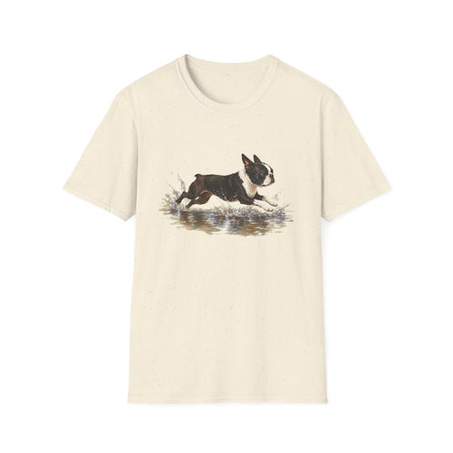 No Puddle Left Behind Boston Terrier Tee