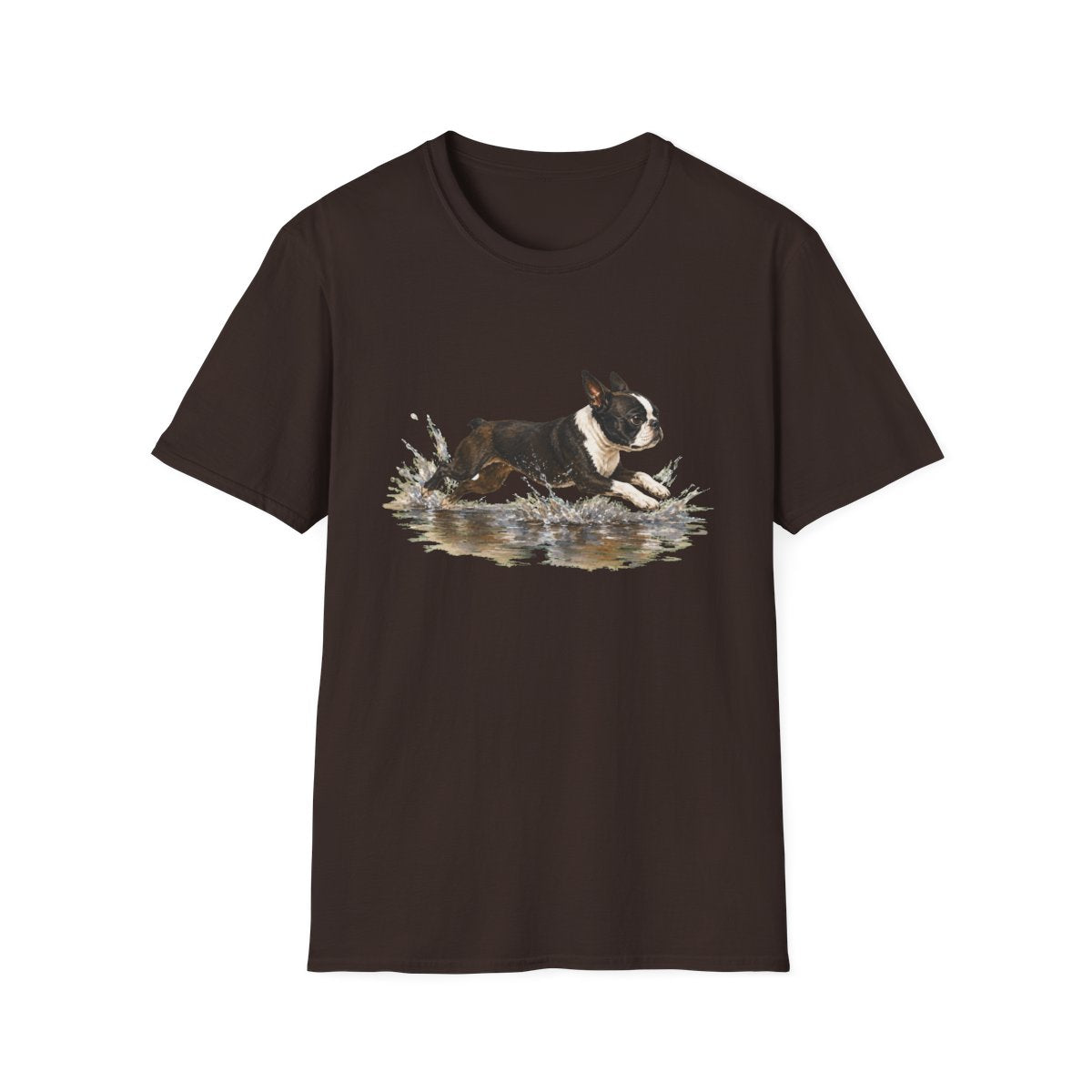 No Puddle Left Behind Boston Terrier Tee