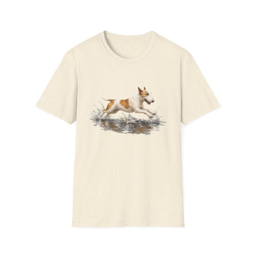 No Puddle Left Behind Bull Terrier Tee