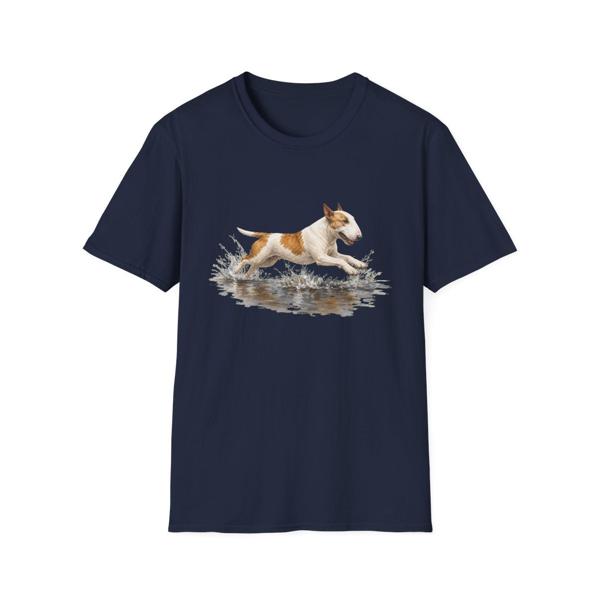 No Puddle Left Behind Bull Terrier Tee
