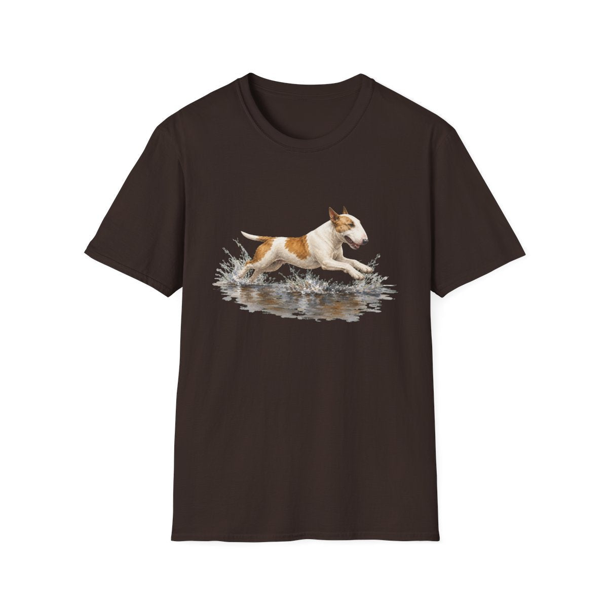No Puddle Left Behind Bull Terrier Tee