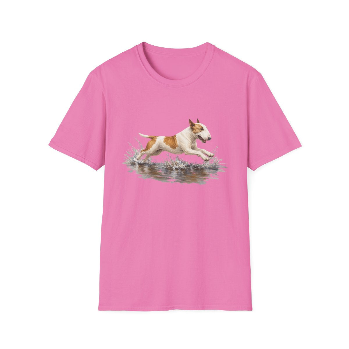 No Puddle Left Behind Bull Terrier Tee