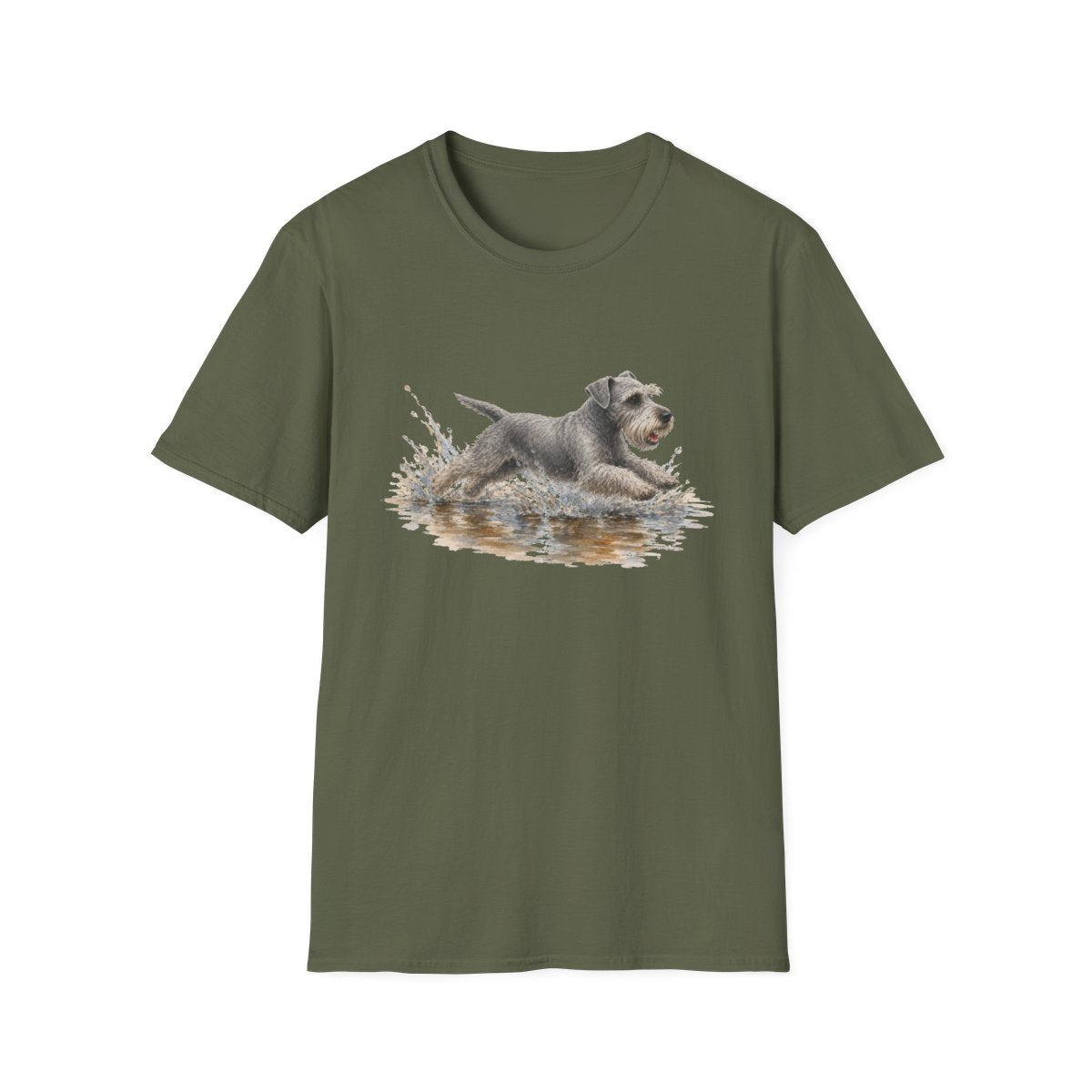 No Puddle Left Behind Cesky Terrier Tee