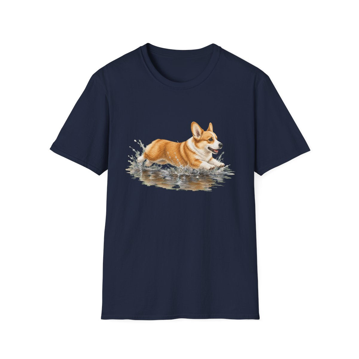 No Puddle Left Behind Corgi Tee