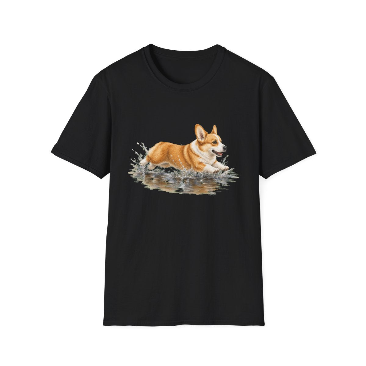 No Puddle Left Behind Corgi Tee