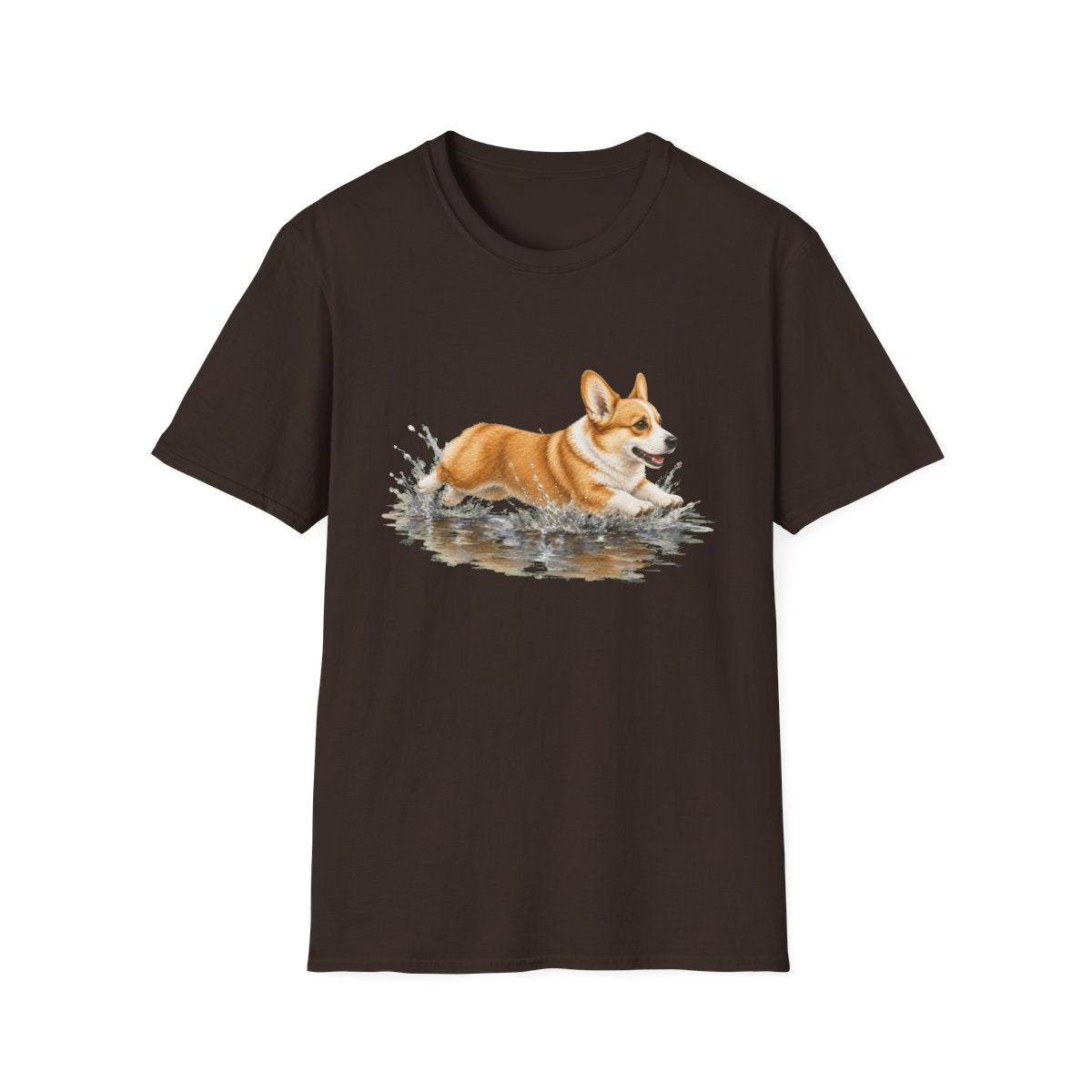 No Puddle Left Behind Corgi Tee