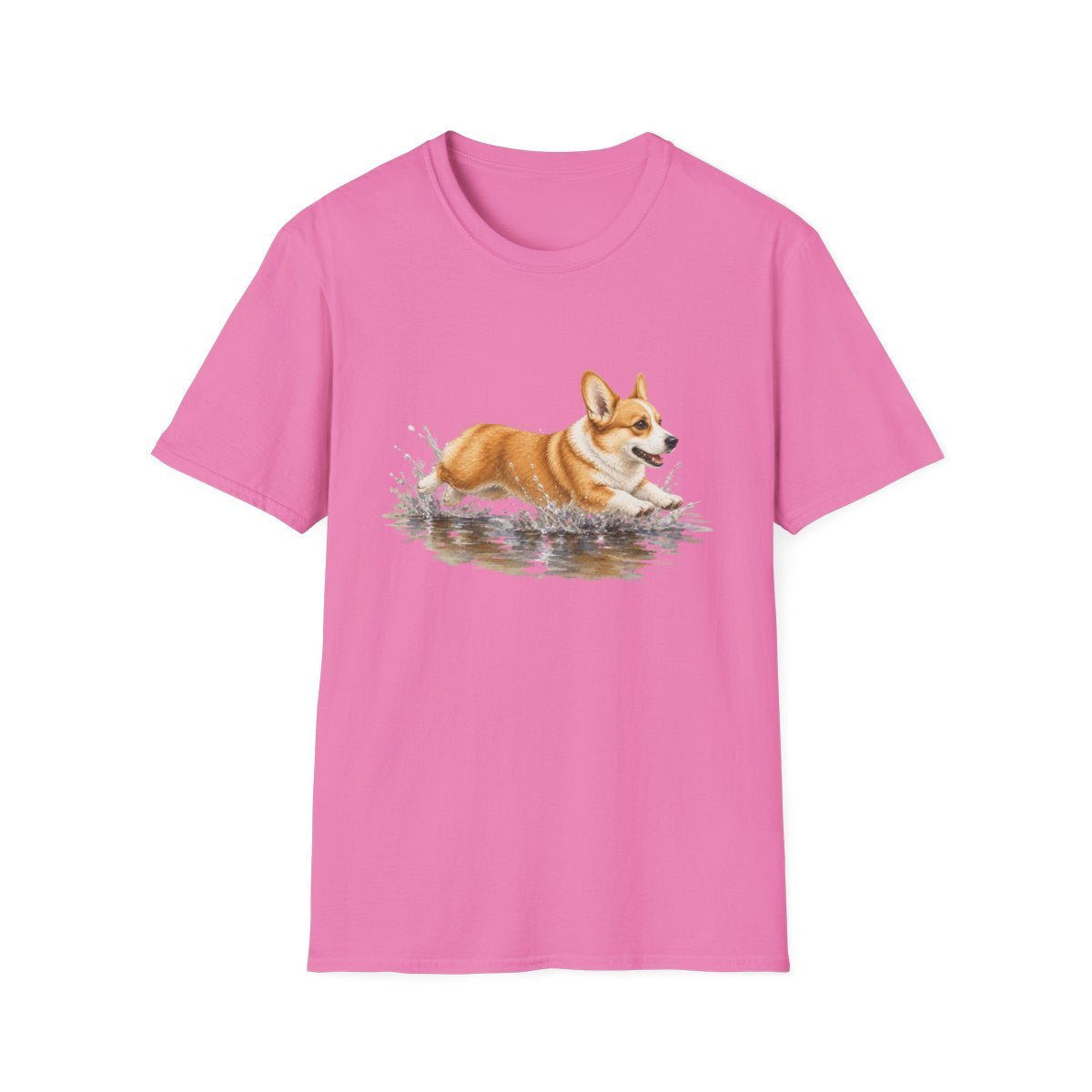 No Puddle Left Behind Corgi Tee