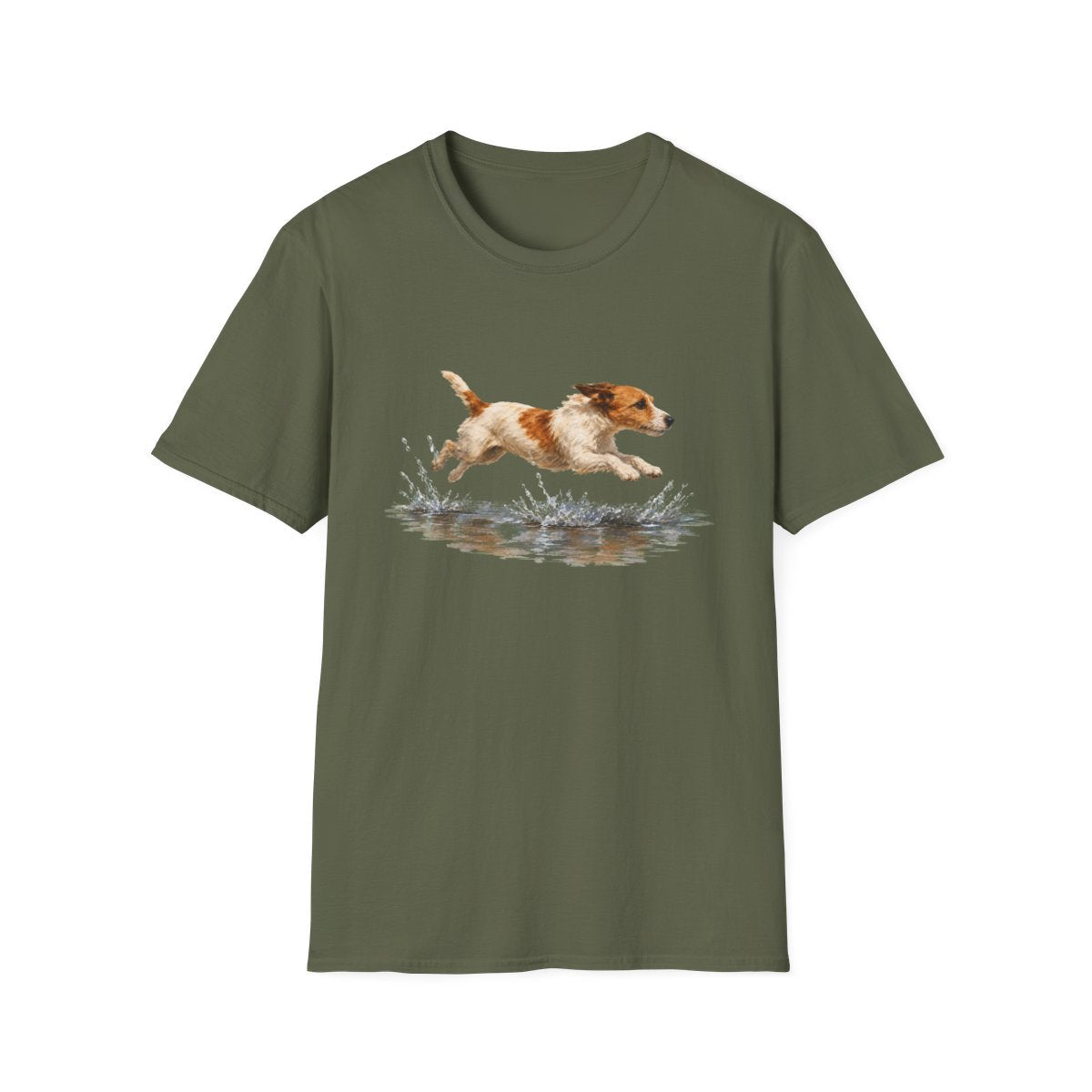 No Puddle Left Behind Jack Russell Terrier Tee