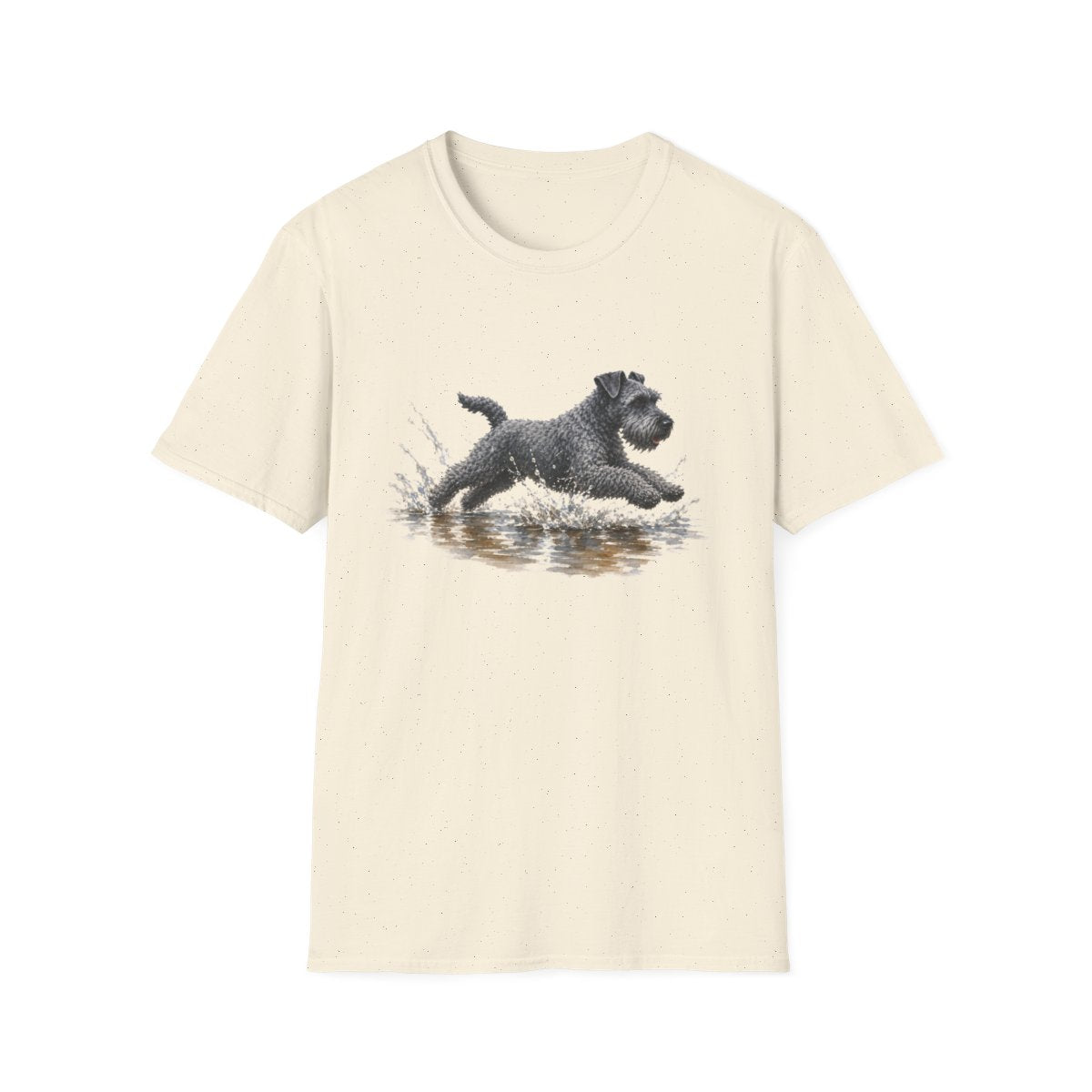 No Puddle Left Behind Kerry Blue Terrier Tee