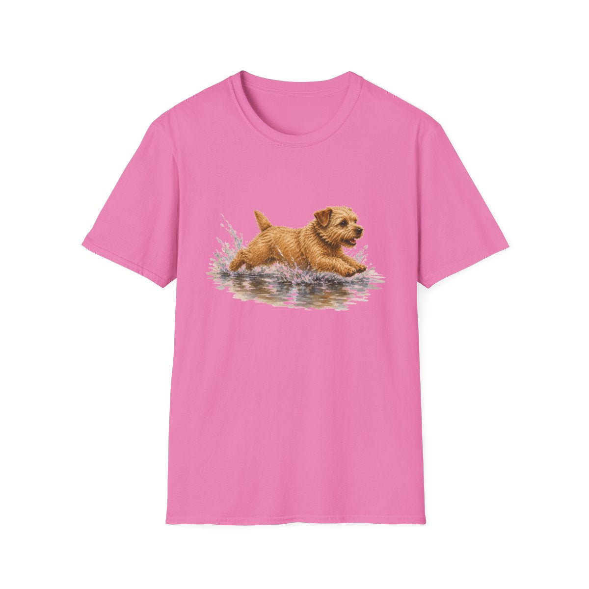 No Puddle Left Behind Norfolk Terrier Tee