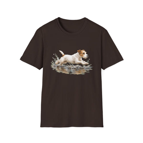 No Puddle Left Behind Parson Russell Terrier Tee
