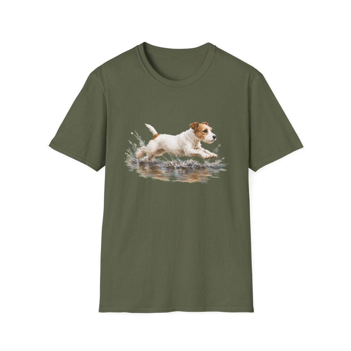 No Puddle Left Behind Parson Russell Terrier Tee