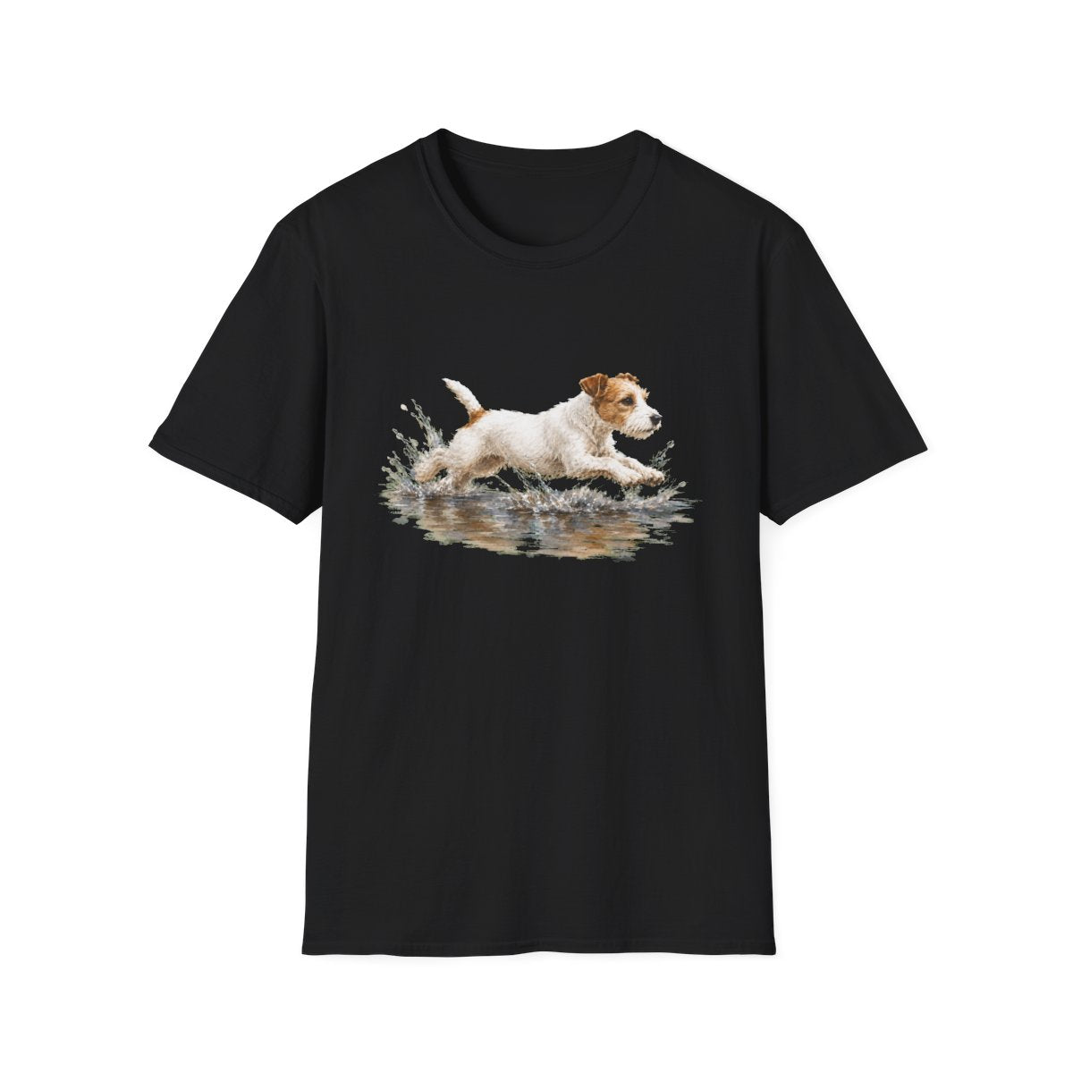 No Puddle Left Behind Parson Russell Terrier Tee
