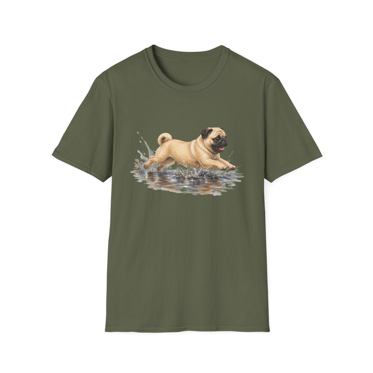 No Puddle Left Behind Pug Tee