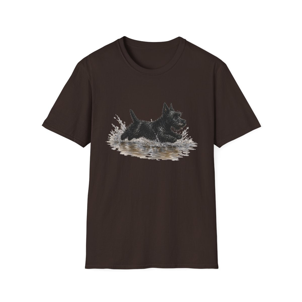 No Puddle Left Behind Scottish Terrier Tee