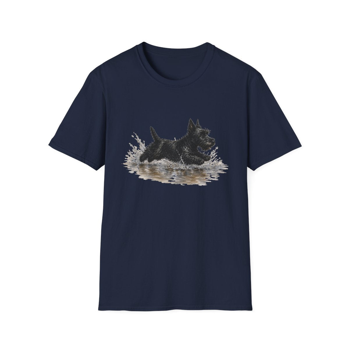 No Puddle Left Behind Scottish Terrier Tee