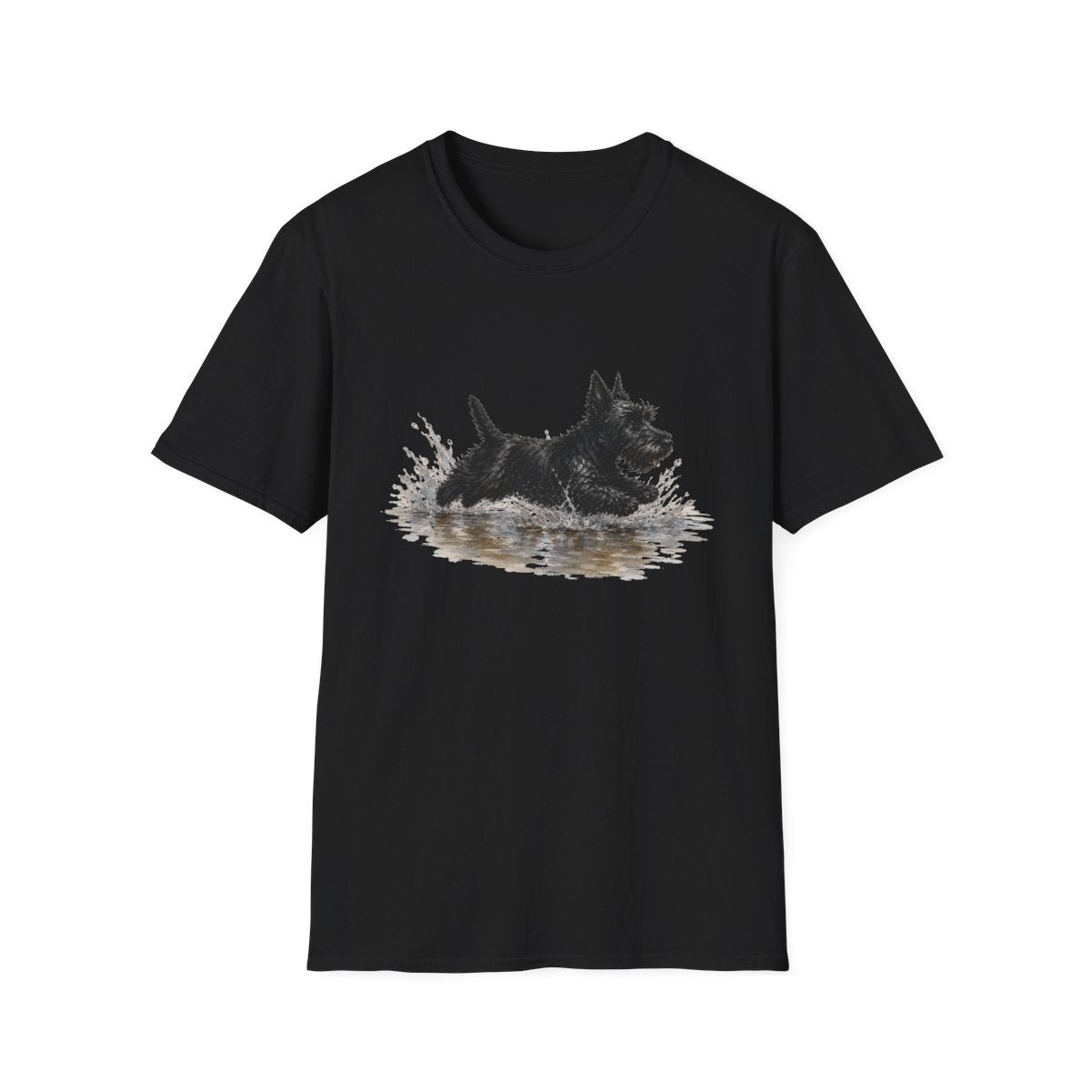 No Puddle Left Behind Scottish Terrier Tee