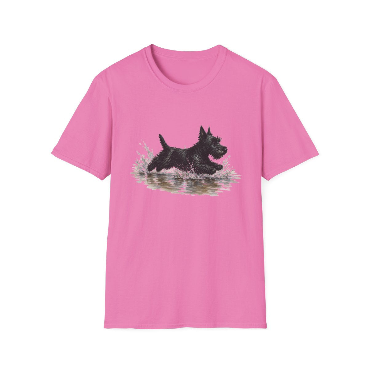 No Puddle Left Behind Scottish Terrier Tee