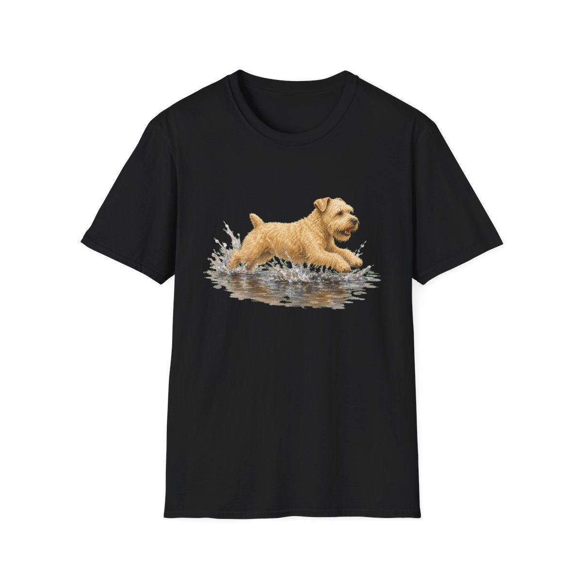 No Puddle Left Behind Soft Coated Wheaten Terrier Tee
